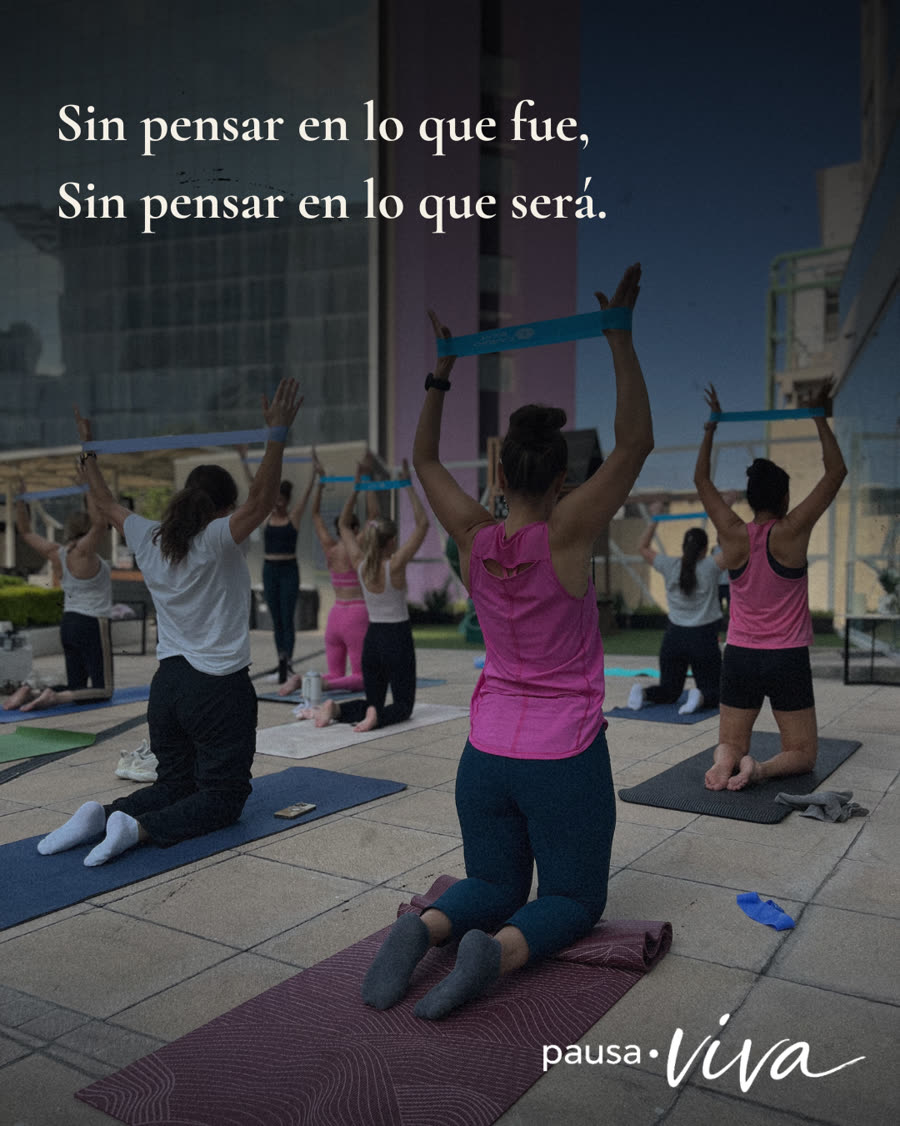 Sin pensar en lo que fue, sin pensar en lo que será.