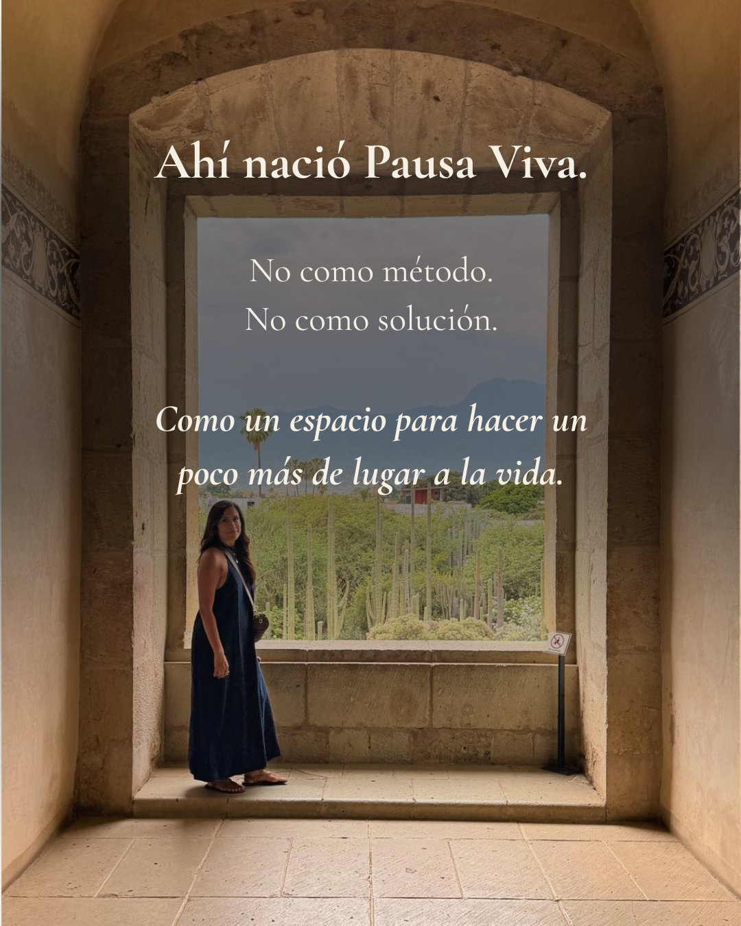 Ahí nació Pausa Viva. No como método. No como solución. Como un espacio para hacer un poco más de lugar a la vida.